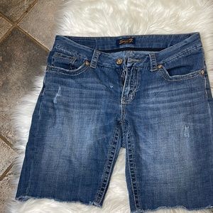 Denim shorts